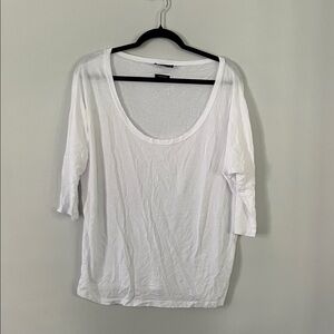 Carbon38 | White 3/4 Sleeve Women's Top